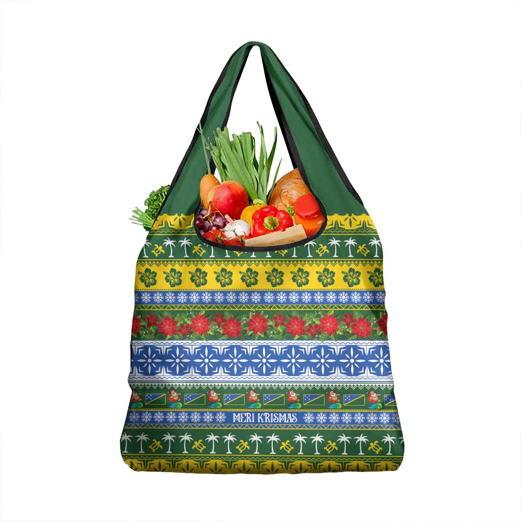 Solomon Islands Christmas Grocery Bag The Solomons Melanesian Meri Krismas - Polynesian Pride