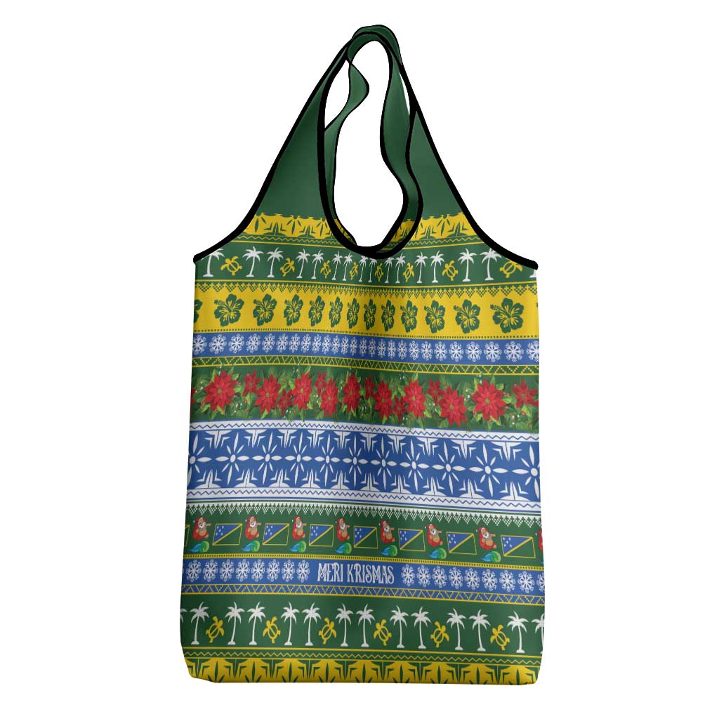 Solomon Islands Christmas Grocery Bag The Solomons Melanesian Meri Krismas - Polynesian Pride