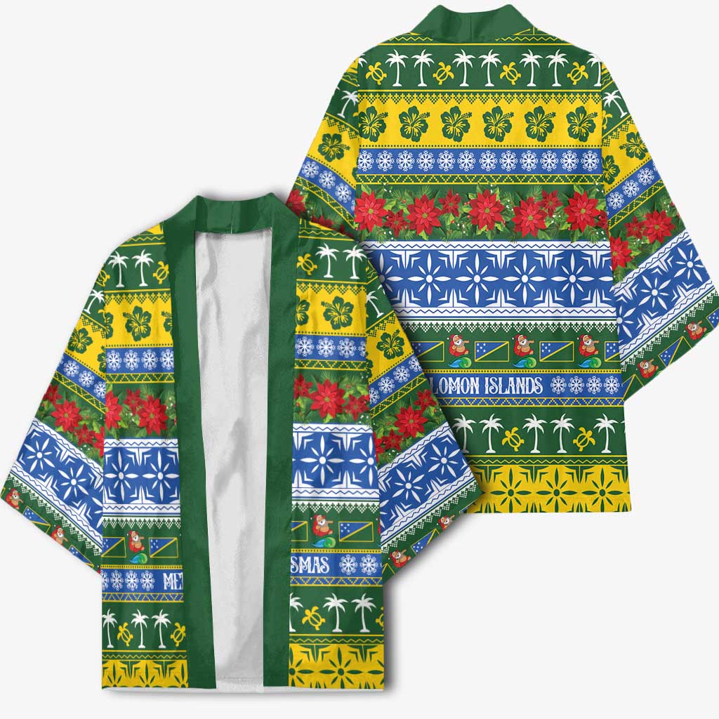Solomon Islands Christmas Kimono The Solomons Melanesian Meri Krismas - Polynesian Pride