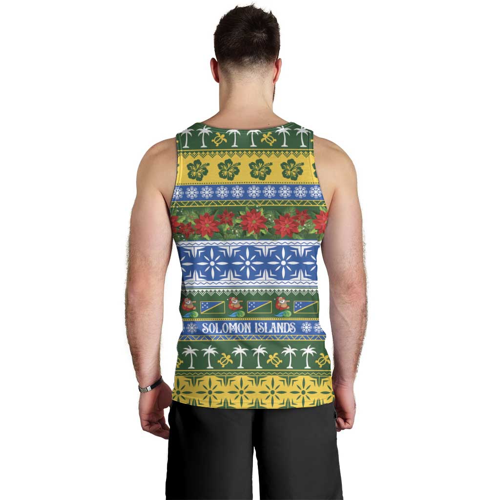 Solomon Islands Christmas Men Tank Top The Solomons Melanesian Meri Krismas - Polynesian Pride