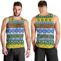 Solomon Islands Christmas Men Tank Top The Solomons Melanesian Meri Krismas - Polynesian Pride