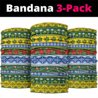 Solomon Islands Christmas Neck Gaiter The Solomons Melanesian Meri Krismas - Polynesian Pride