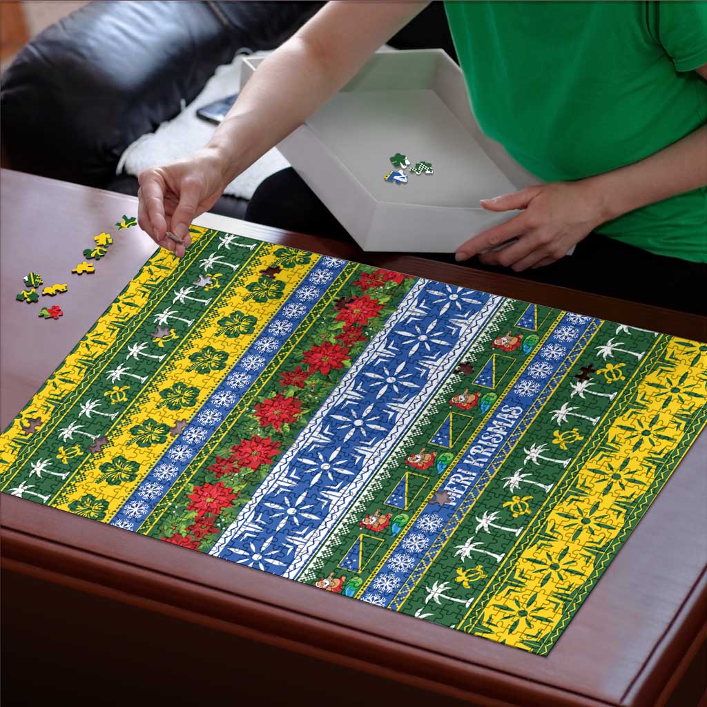Solomon Islands Christmas Puzzle The Solomons Melanesian Meri Krismas - Polynesian Pride