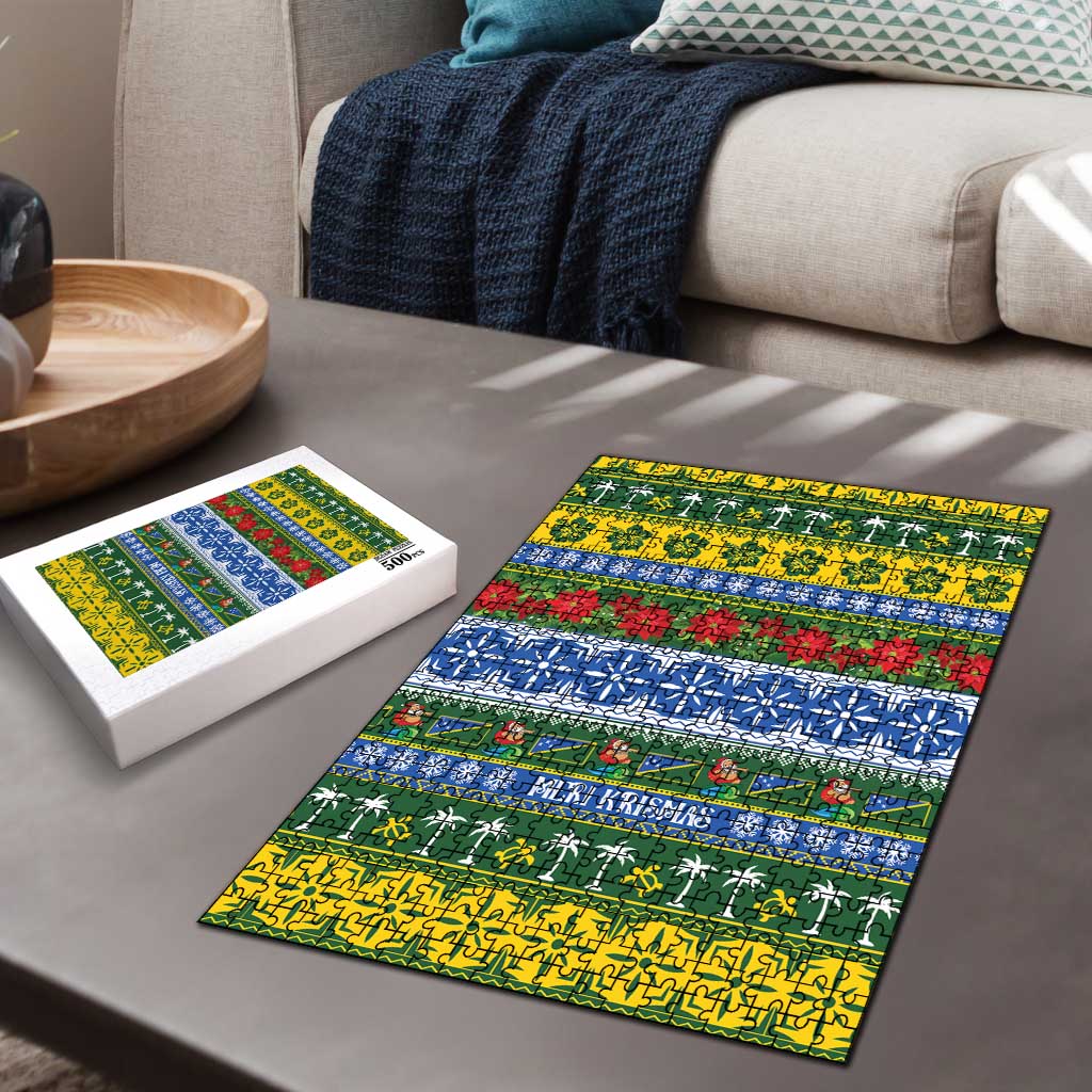 Solomon Islands Christmas Puzzle The Solomons Melanesian Meri Krismas - Polynesian Pride