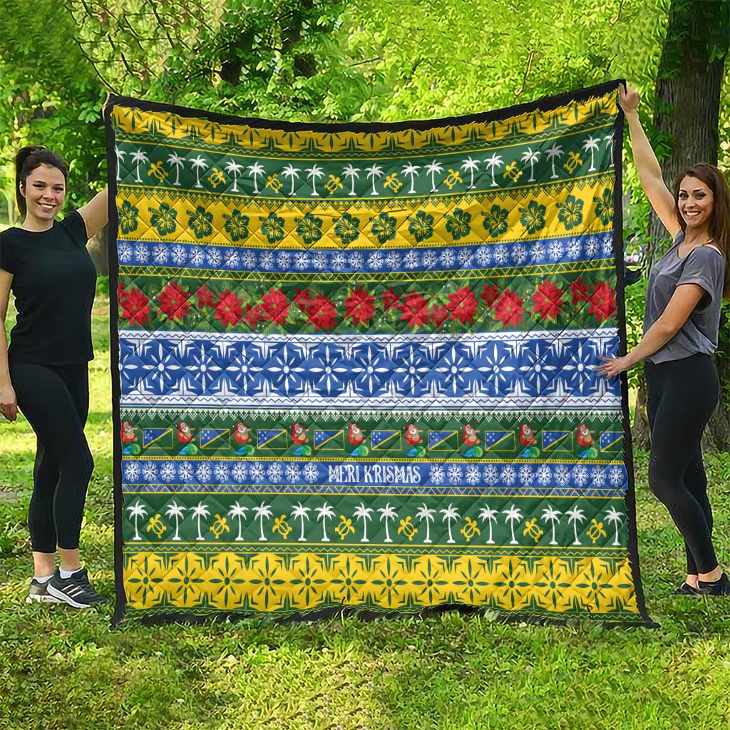 Solomon Islands Christmas Quilt The Solomons Melanesian Meri Krismas - Polynesian Pride