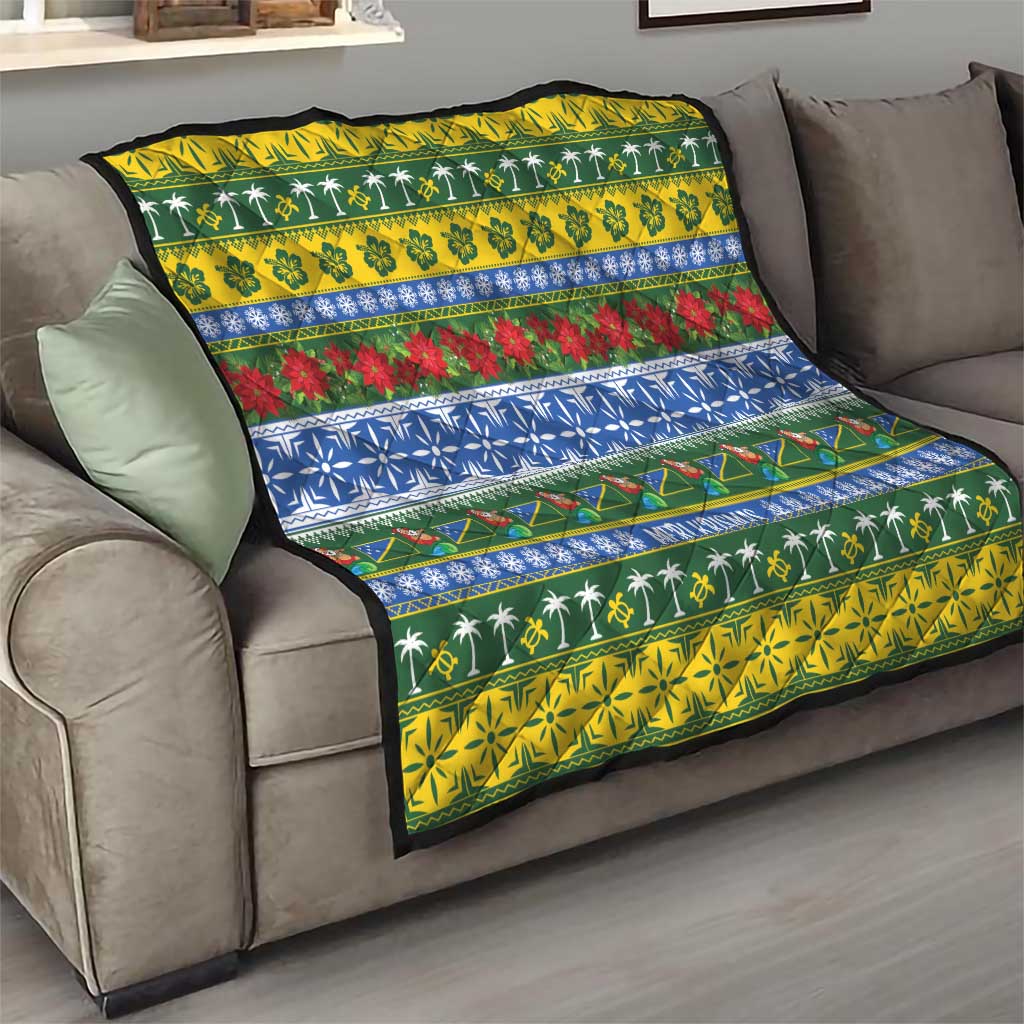 Solomon Islands Christmas Quilt The Solomons Melanesian Meri Krismas - Polynesian Pride