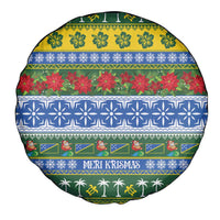 Solomon Islands Christmas Spare Tire Cover The Solomons Melanesian Meri Krismas - Polynesian Pride