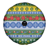 Solomon Islands Christmas Spare Tire Cover The Solomons Melanesian Meri Krismas - Polynesian Pride