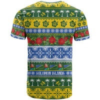 Solomon Islands Christmas T Shirt The Solomons Melanesian Meri Krismas - Polynesian Pride