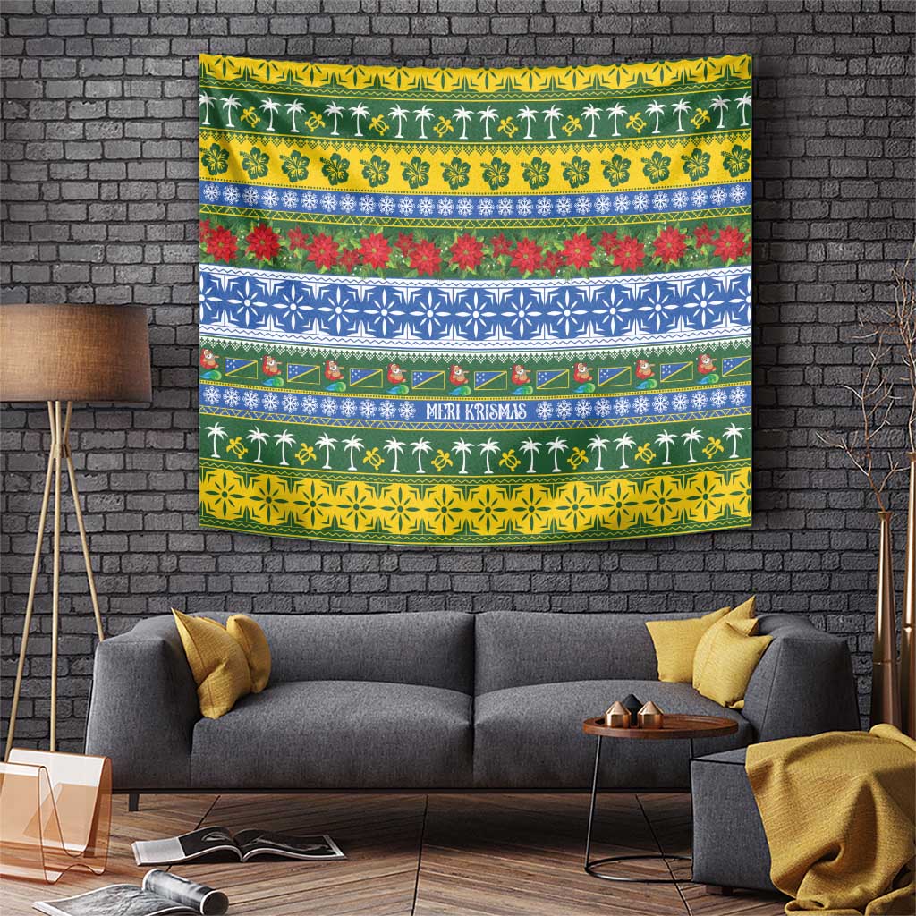 Solomon Islands Christmas Tapestry The Solomons Melanesian Meri Krismas - Polynesian Pride