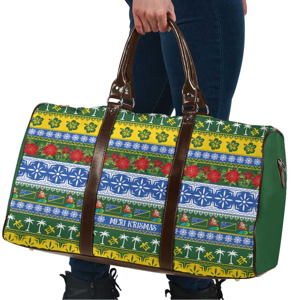 Solomon Islands Christmas Travel Bag The Solomons Melanesian Meri Krismas - Polynesian Pride