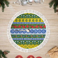Solomon Islands Christmas Tree Skirt The Solomons Melanesian Meri Krismas - Polynesian Pride