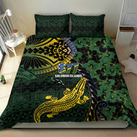 Solomon Islands Bedding Set 677 Proud Crocodile Melanesian Pattern - Polynesian Pride