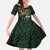 Solomon Islands Family Matching Mermaid Dress and Hawaiian Shirt 677 Proud Crocodile Melanesian Pattern - Polynesian Pride