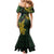 Solomon Islands Family Matching Mermaid Dress and Hawaiian Shirt 677 Proud Crocodile Melanesian Pattern - Polynesian Pride