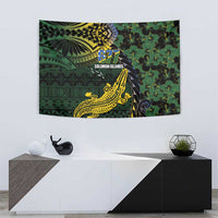 Solomon Islands Tapestry 677 Proud Crocodile Melanesian Pattern - Polynesian Pride