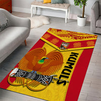 Papua New Guinea Rugby Area Rug 2023 Go Kumuls Pacific Dynamic Style LT14 - Polynesian Pride