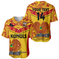 Custom Papua New Guinea Rugby Baseball Jersey 2023 Go Kumuls Pacific Dynamic Style LT14 - Polynesian Pride