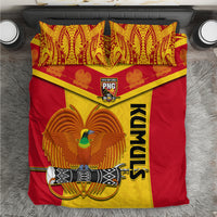 Papua New Guinea Rugby Bedding Set 2023 Go Kumuls Pacific Dynamic Style LT14 Yellow - Polynesian Pride