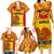 Custom Papua New Guinea Rugby Family Matching Long Sleeve Bodycon Dress and Hawaiian Shirt 2023 Go Kumuls Pacific Dynamic Style LT14 - Polynesian Pride