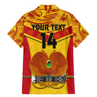 Custom Papua New Guinea Rugby Family Matching Mermaid Dress and Hawaiian Shirt 2023 Go Kumuls Pacific Dynamic Style LT14 - Polynesian Pride