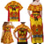 Custom Papua New Guinea Rugby Family Matching Off Shoulder Maxi Dress and Hawaiian Shirt 2023 Go Kumuls Pacific Dynamic Style LT14 - Polynesian Pride