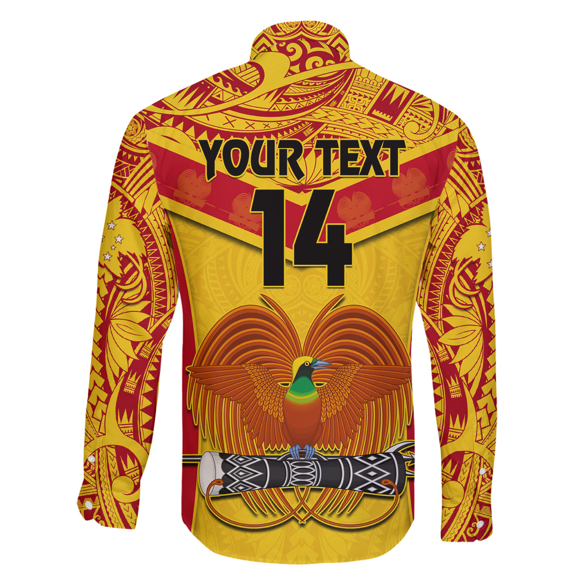 Custom Papua New Guinea Rugby Family Matching Off Shoulder Maxi Dress and Hawaiian Shirt 2023 Go Kumuls Pacific Dynamic Style LT14 - Polynesian Pride
