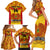 Custom Papua New Guinea Rugby Family Matching Short Sleeve Bodycon Dress and Hawaiian Shirt 2023 Go Kumuls Pacific Dynamic Style LT14 - Polynesian Pride