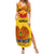 Custom Papua New Guinea Rugby Family Matching Summer Maxi Dress and Hawaiian Shirt 2023 Go Kumuls Pacific Dynamic Style LT14 Mom's Dress Yellow - Polynesian Pride