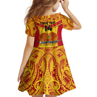 Custom Papua New Guinea Rugby Family Matching Tank Maxi Dress and Hawaiian Shirt 2023 Go Kumuls Pacific Dynamic Style LT14 - Polynesian Pride