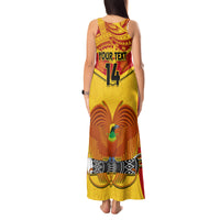 Custom Papua New Guinea Rugby Tank Maxi Dress 2023 Go Kumuls Pacific Dynamic Style LT14 - Polynesian Pride