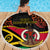 Vanuatu Unity Day Beach Blanket 29 November Coat Of Arms With Flag Style LT14 - Polynesian Pride