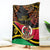 Vanuatu Unity Day Blanket 29 November Coat Of Arms With Flag Style LT14 Black - Polynesian Pride