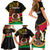 Personalised Vanuatu Unity Day Family Matching Short Sleeve Bodycon Dress and Hawaiian Shirt 29 November Coat Of Arms With Flag Style LT14 - Polynesian Pride