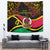 Vanuatu Unity Day Tapestry 29 November Coat Of Arms With Flag Style LT14 - Polynesian Pride