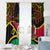 Vanuatu Unity Day Window Curtain 29 November Coat Of Arms With Flag Style LT14 - Polynesian Pride