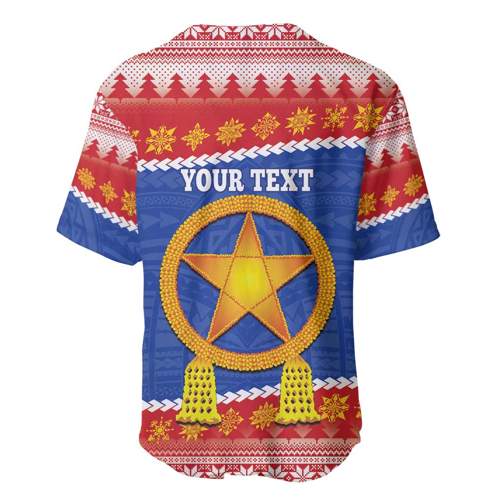 Personalized The Philippines Christmas Baseball Jersey Pilipinas Parol - Maligayang Pasko!