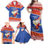 Personalized The Philippines Christmas Family Matching Off Shoulder Maxi Dress and Hawaiian Shirt Pilipinas Parol - Maligayang Pasko!