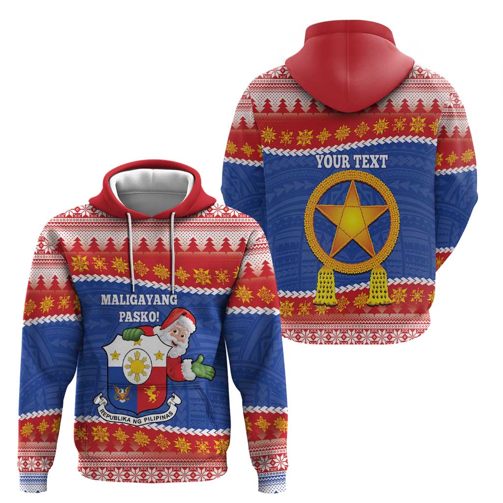 Personalized The Philippines Christmas Hoodie Pilipinas Parol - Maligayang Pasko!