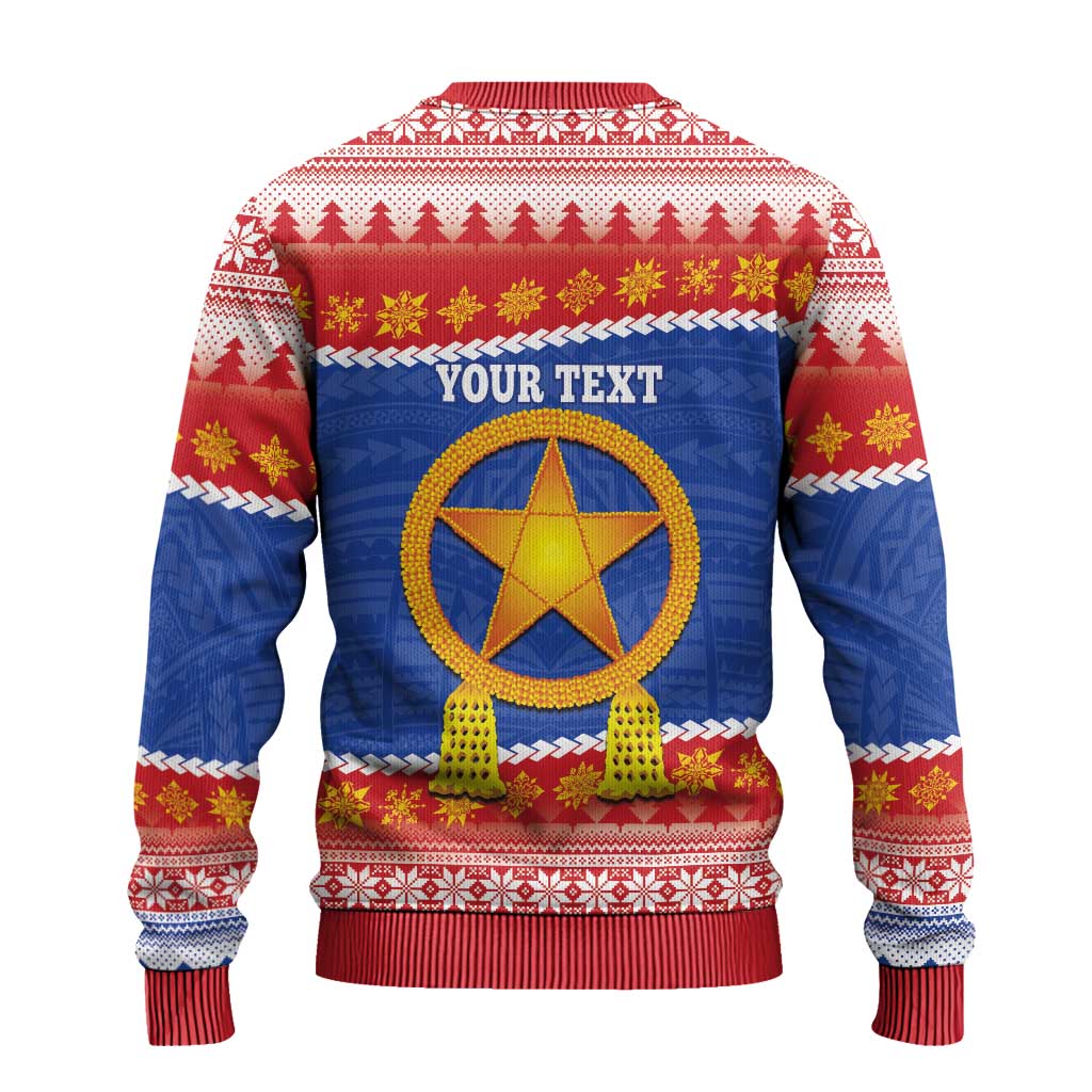 Personalized The Philippines Christmas Ugly Christmas Sweater Pilipinas Parol - Maligayang Pasko!