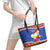 The Philippines Christmas Leather Tote Bag Pilipinas Parol - Maligayang Pasko!