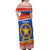 Personalized The Philippines Christmas Off Shoulder Maxi Dress Pilipinas Parol - Maligayang Pasko!