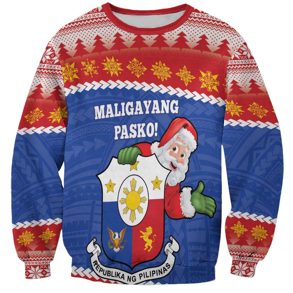 Personalized The Philippines Christmas Sweatshirt Pilipinas Parol - Maligayang Pasko!