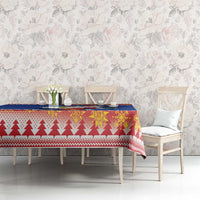 The Philippines Christmas Tablecloth Pilipinas Parol - Maligayang Pasko!