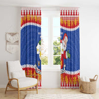 The Philippines Christmas Window Curtain Pilipinas Parol - Maligayang Pasko!