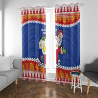 The Philippines Christmas Window Curtain Pilipinas Parol - Maligayang Pasko!
