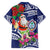 Guam Christmas Hawaiian Shirt Poinsettia With Bougainvillea - Felis Pasgua!