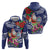 Guam Christmas Hoodie Poinsettia With Bougainvillea - Felis Pasgua!