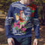 Guam Christmas Ugly Christmas Sweater Poinsettia With Bougainvillea - Felis Pasgua!