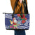 Guam Christmas Leather Tote Bag Poinsettia With Bougainvillea - Felis Pasgua!